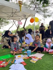 Kiprah Perpustakaan GANESA  Dalam  Program Perpustakaan Keliling: Hadir di Embung Potorono