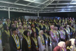 Kilau Bintang di Amphyteater Jesaba Pelepasan 287 Siswa SMAN 1 Jetis Berlangsung Khidmat dan Meriah